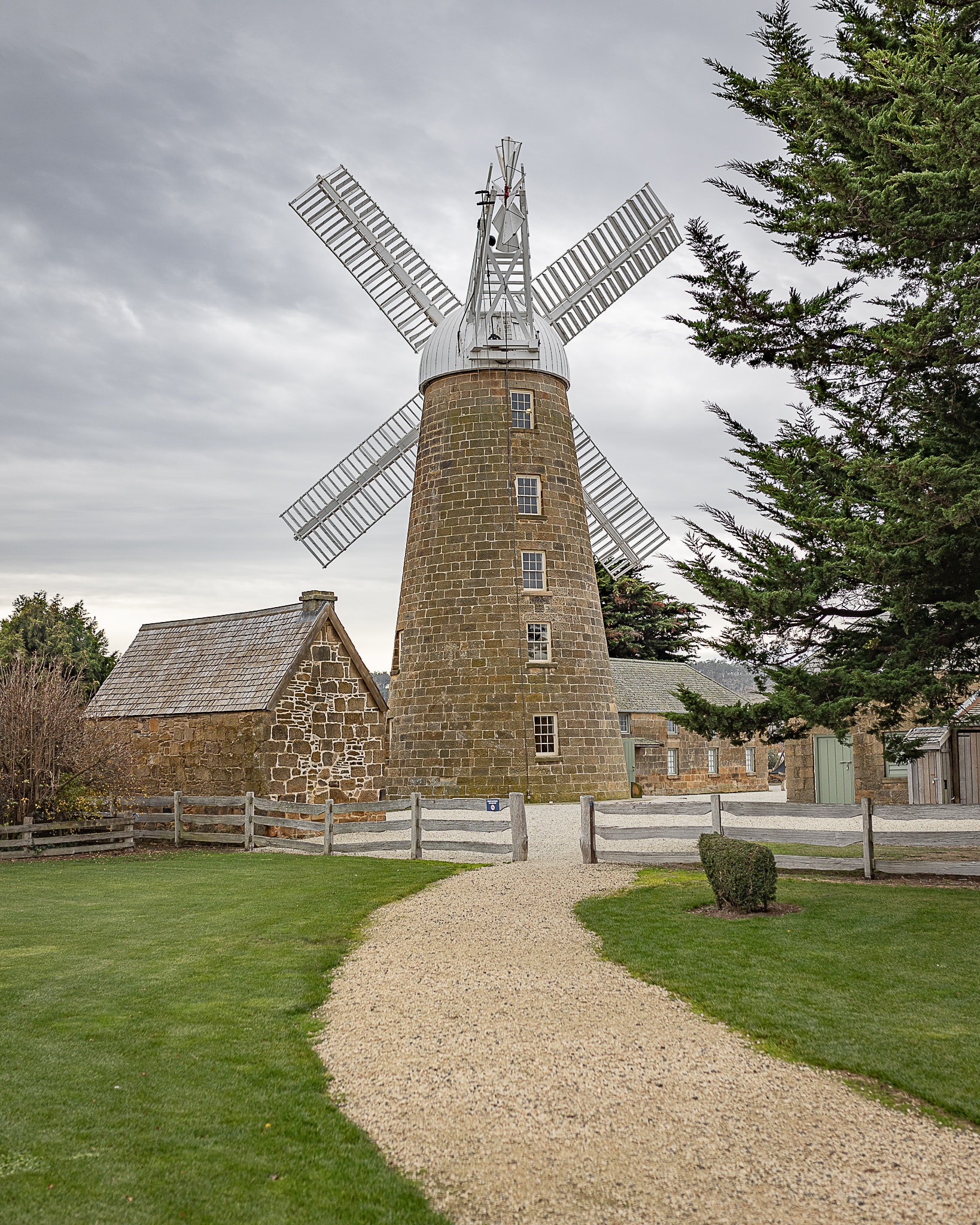 Callington Mill sign in Oatlands